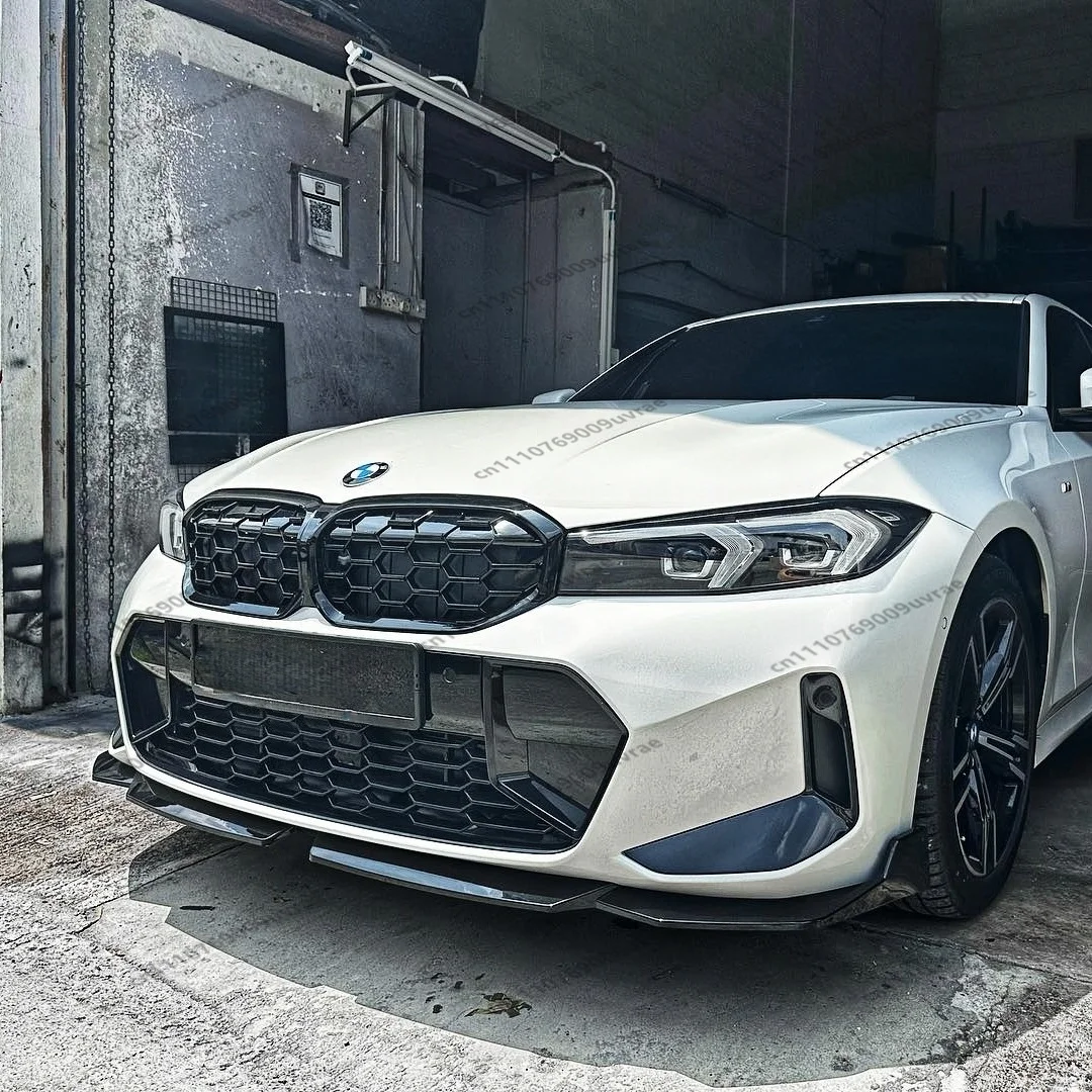 

For BMW 3 Series G20 G21 318i 330i 320e 320i M340i Facelift 2022-2026 MP Style Front Bumper Splitter Lip Spoiler Guard Body Kit