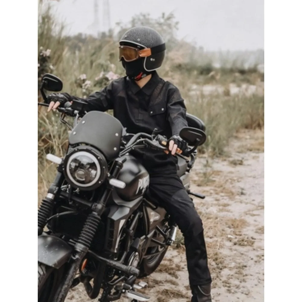 سترة كاجوال لركوب الدراجات النارية مع وسادات واقية: مضادة للصدمات، شبكية قابلة للتنفس #6