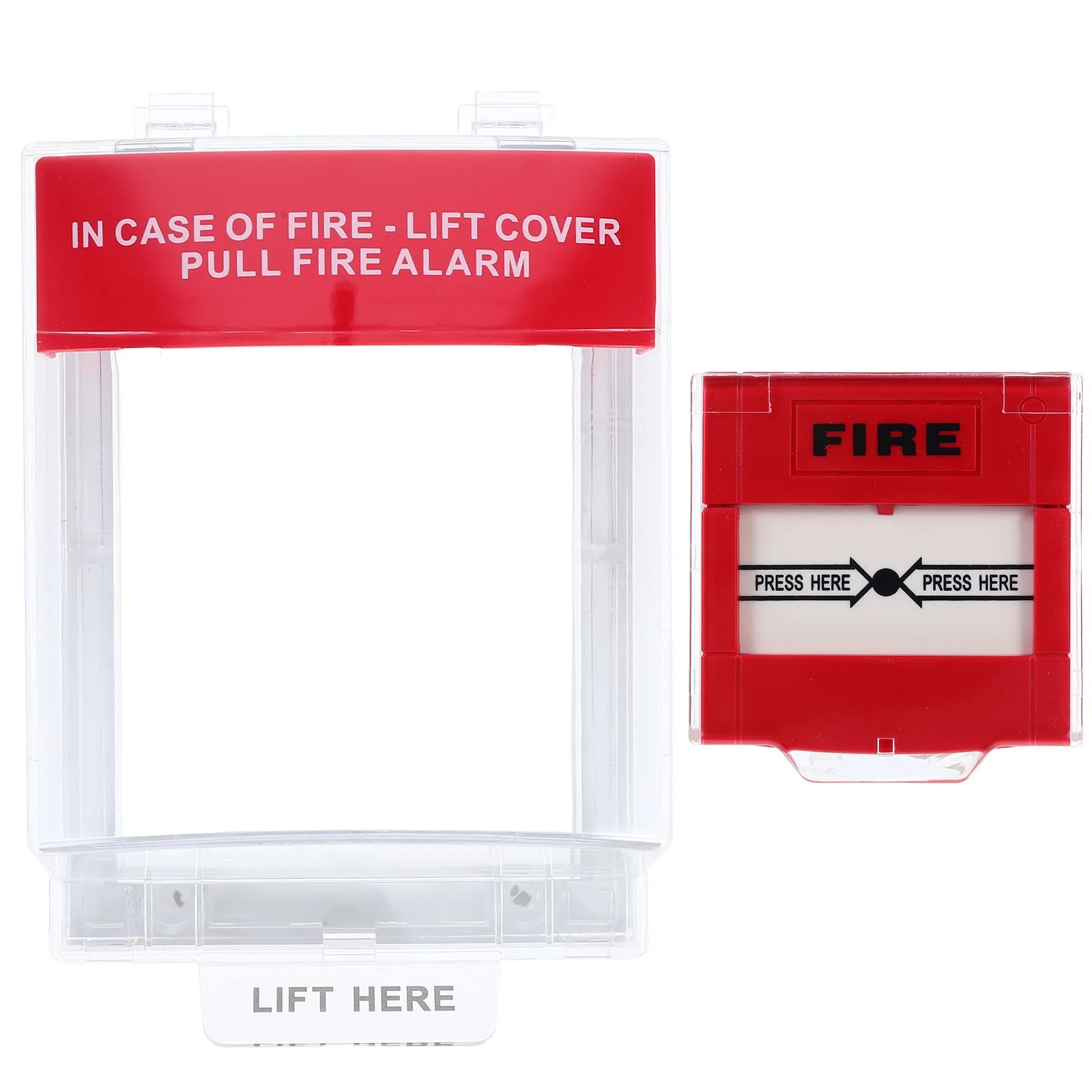 Alarm Switch Protective Cover Blue Emergency Pull Station Fire Call Point Shield Smoke Button