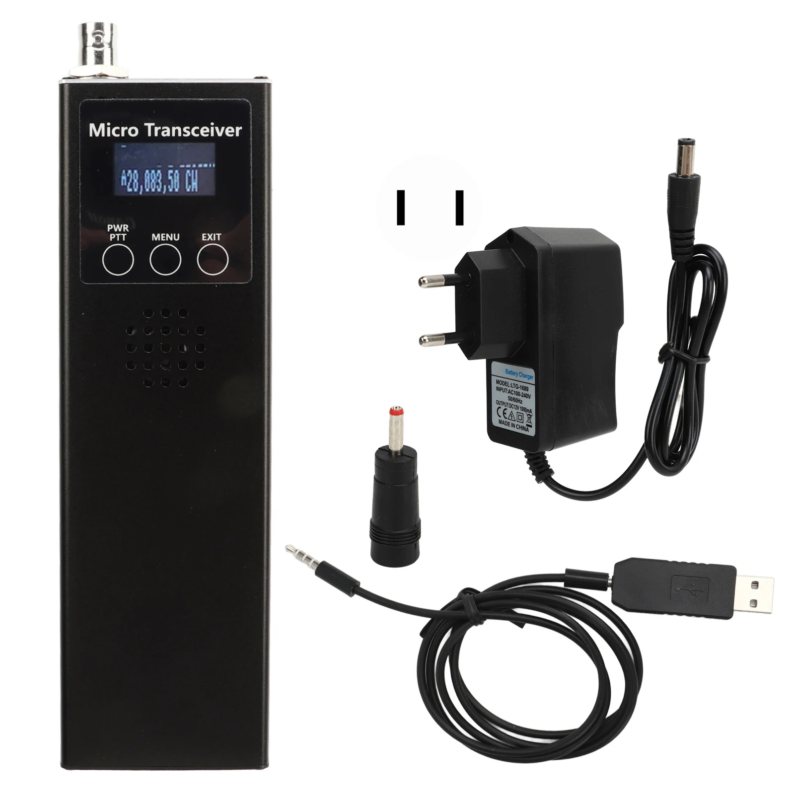 Transceptor de rádio qrp, 0.5mhz-30mhz, 4 bandas de onda, portátil, hf, ssb, qrp, usdx, transceptor para recepção, receptor de rádio hf