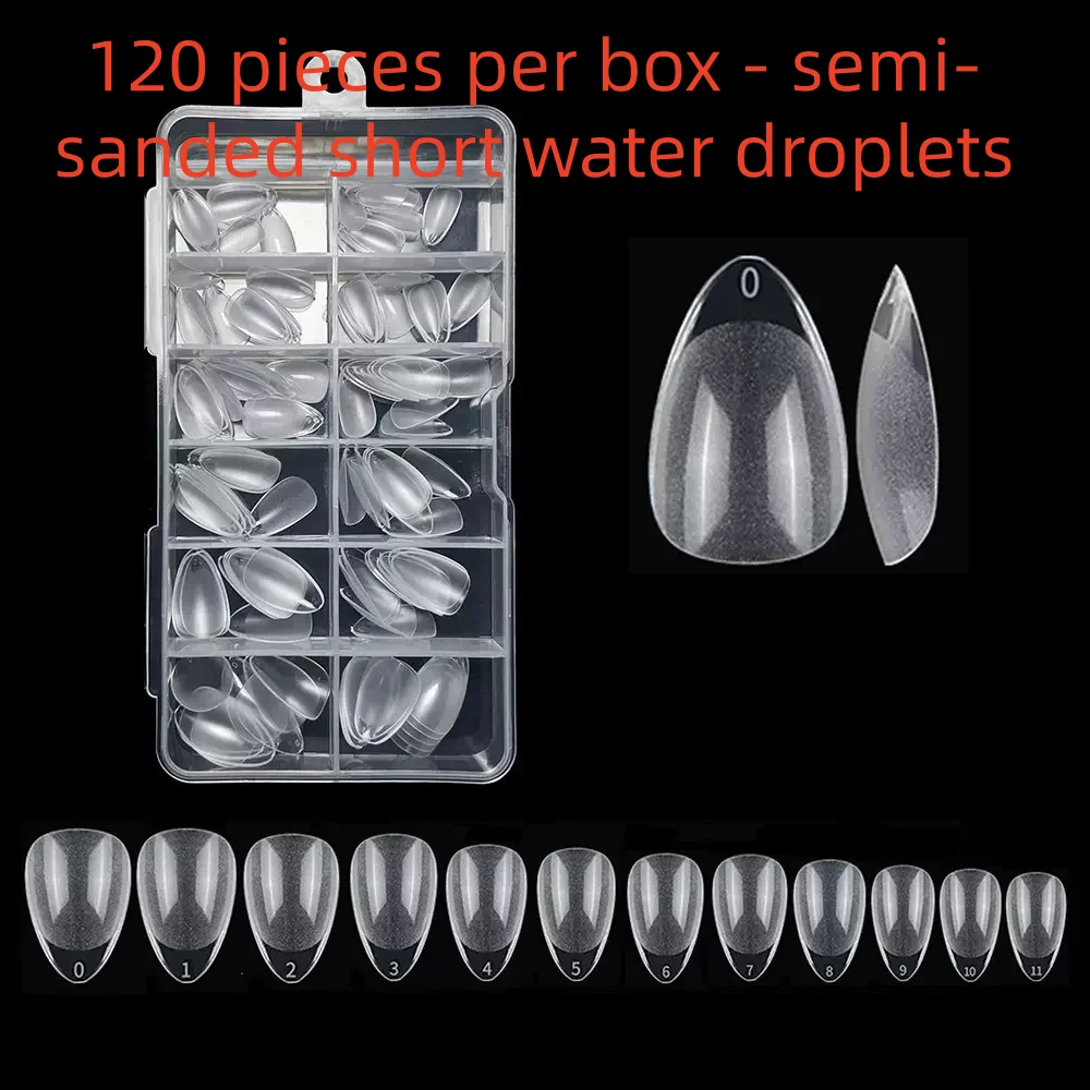 Kurze weiße künstliche Zehennägel, vollflächig abdeckend, French Press-On, nahtlose quadratische Zehennagelspitzen für DIY-Pediküre-Kunst – Detail 8