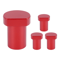 4Pc Woodworking Bench Dog,Aluminum Alloy Workbench Peg T-Track Planing Stop Positioning Planing Plug For Dog Hole
