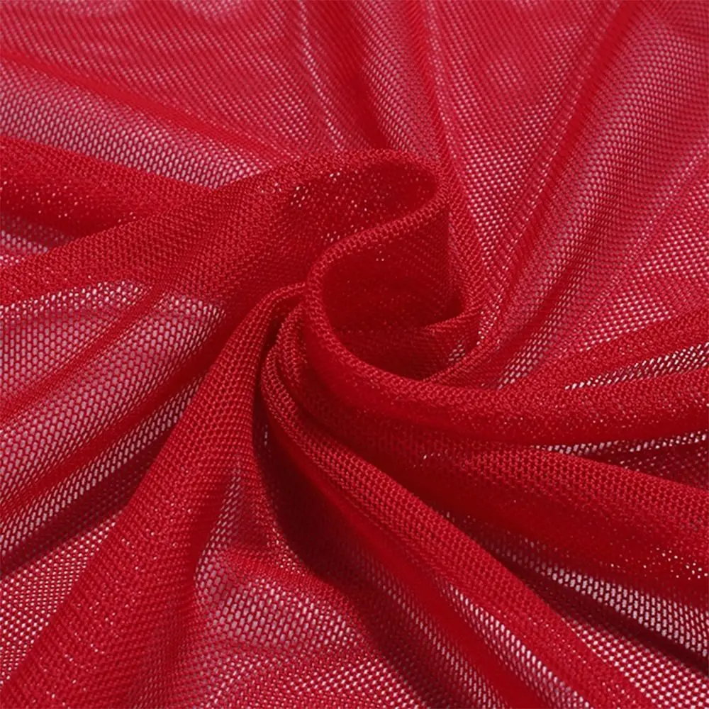 

Pure Red Color Four Piece Bikini Set White Color Solid Color Split Swimsuit Cover Up Skirt Lace Up Design Push Up Bikini