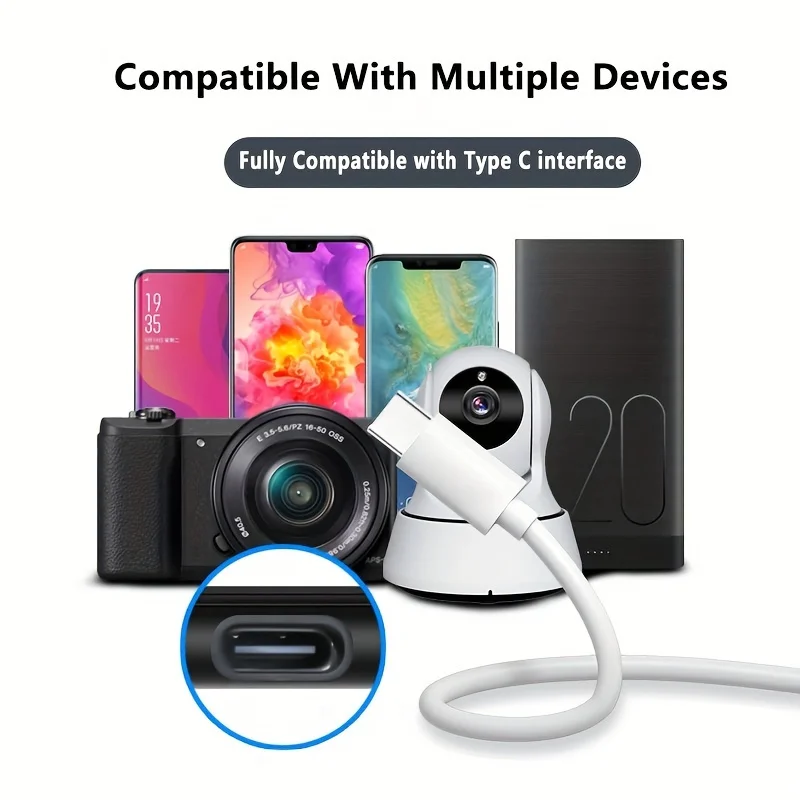 Cable de carga rápida USB-C Extra largo para Galaxy S24 S23 S22 13 Redmi Honor OPPO VIVO Oneplus cargador de teléfonos Android USB a Ty