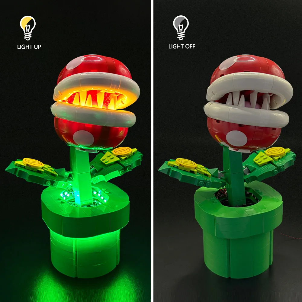 LYBMTWF LED Light Set For 71426 Piranha Plant Building Blocks (NOT Include The Model Bricks)