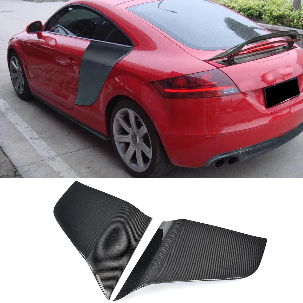 Side Door Fenders Blade Panels Flares for Audi MK2 8J TT TTS TTRS Coupe 2-Door 2008 - 2014 Carbon Fiber / FRP