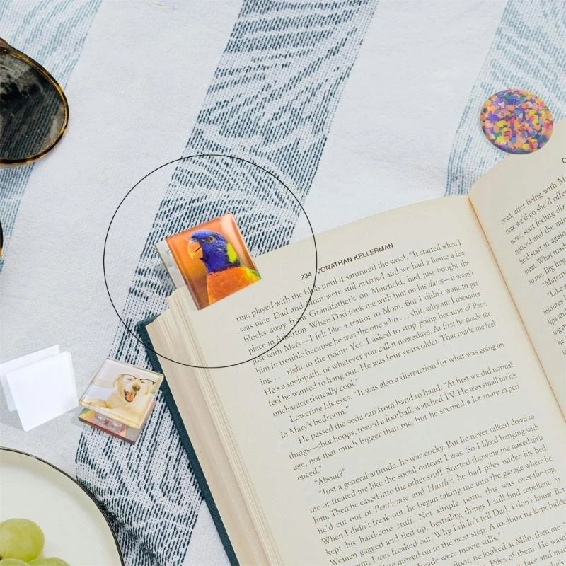 10шт прозрачные акриловые клейкие клейкие зажима для теплопередачи 30x30 мм настенные зажима плаката для украшения