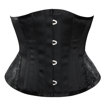 Corsetto sottoseno vintage da donna 14 cincher in vita con disossamento in acciaio con corsetto bustier con orlo curvo