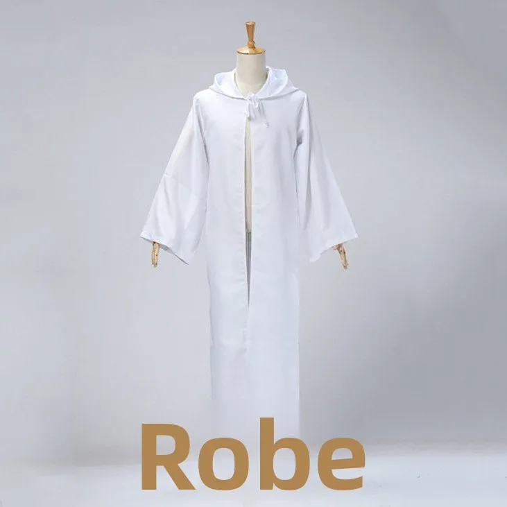 مجموعة أزياء تنكرية للرجال من Jedi Knight رداء أداء الهالوين زي مسرح عرقي كرتوني تقليدي...