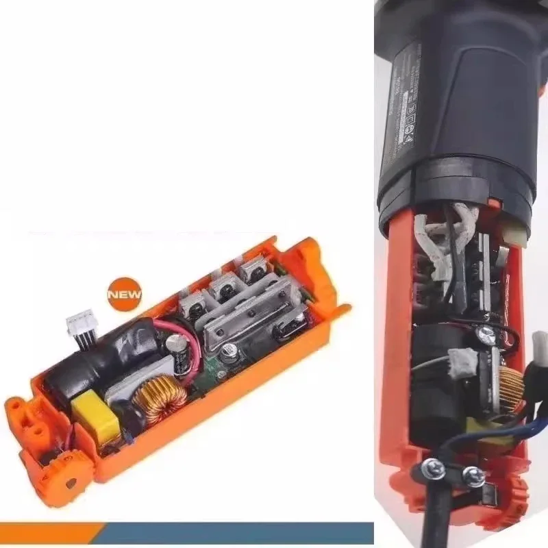 Next-Generation Brushless Angle Grinder Handheld Slim-Handle Stone, Metal, and Wood Cutting & Grinding Tool