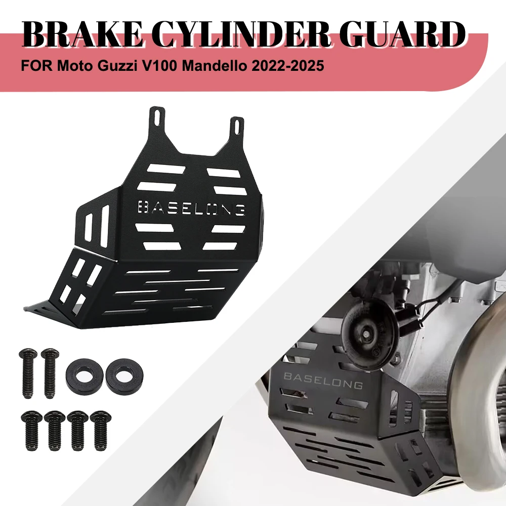 

2026 Skid Plate Engine Guard Chassis Protection Cover Belly Pan Protector FOR Moto Guzzi V100 S/Mandello 2022 2023 2024 2025