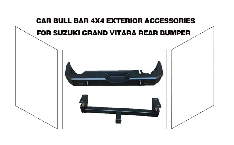 Front Bumper Guard,Sturdy And Durable,Vehicle Accessory,4x4 Compatible,For Vehicle Enhancement,Optimal Rear Protection