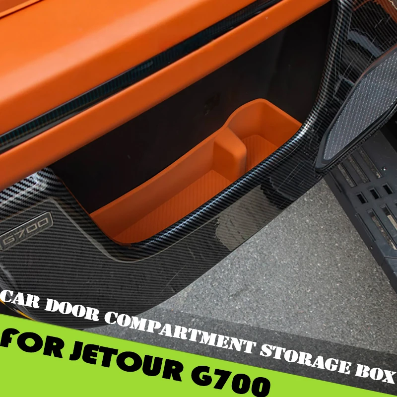 

Car Door Slot Storage Box Fit for JETOUR Zongheng G700 2025 2026 Modified Auto Four Door Storage Pad Car Interior Accessories