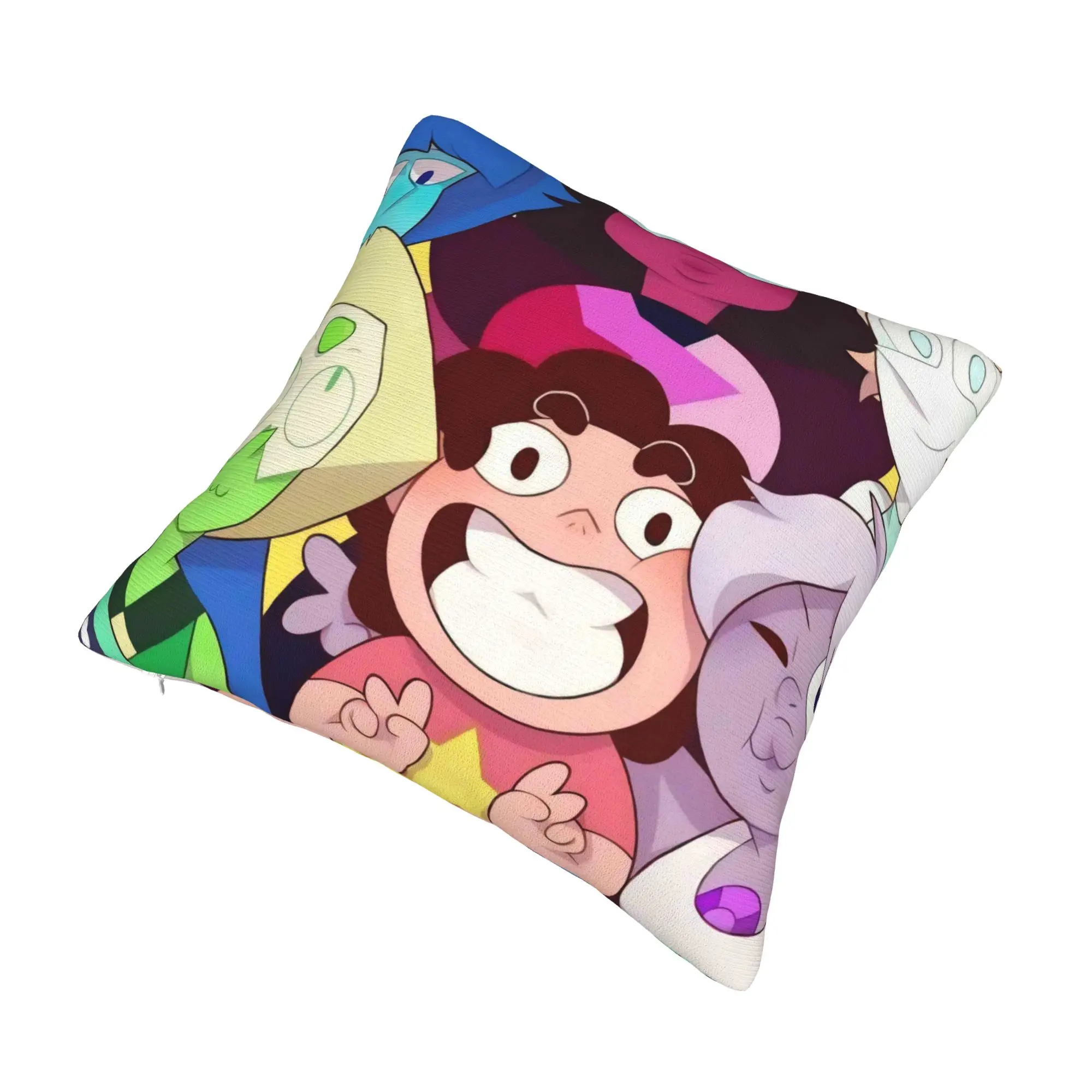 Steven Universe Pillow Case 40x40cm for Sofa Children Gift Cartoon Modern Cushion Cover Soft Pillowcase