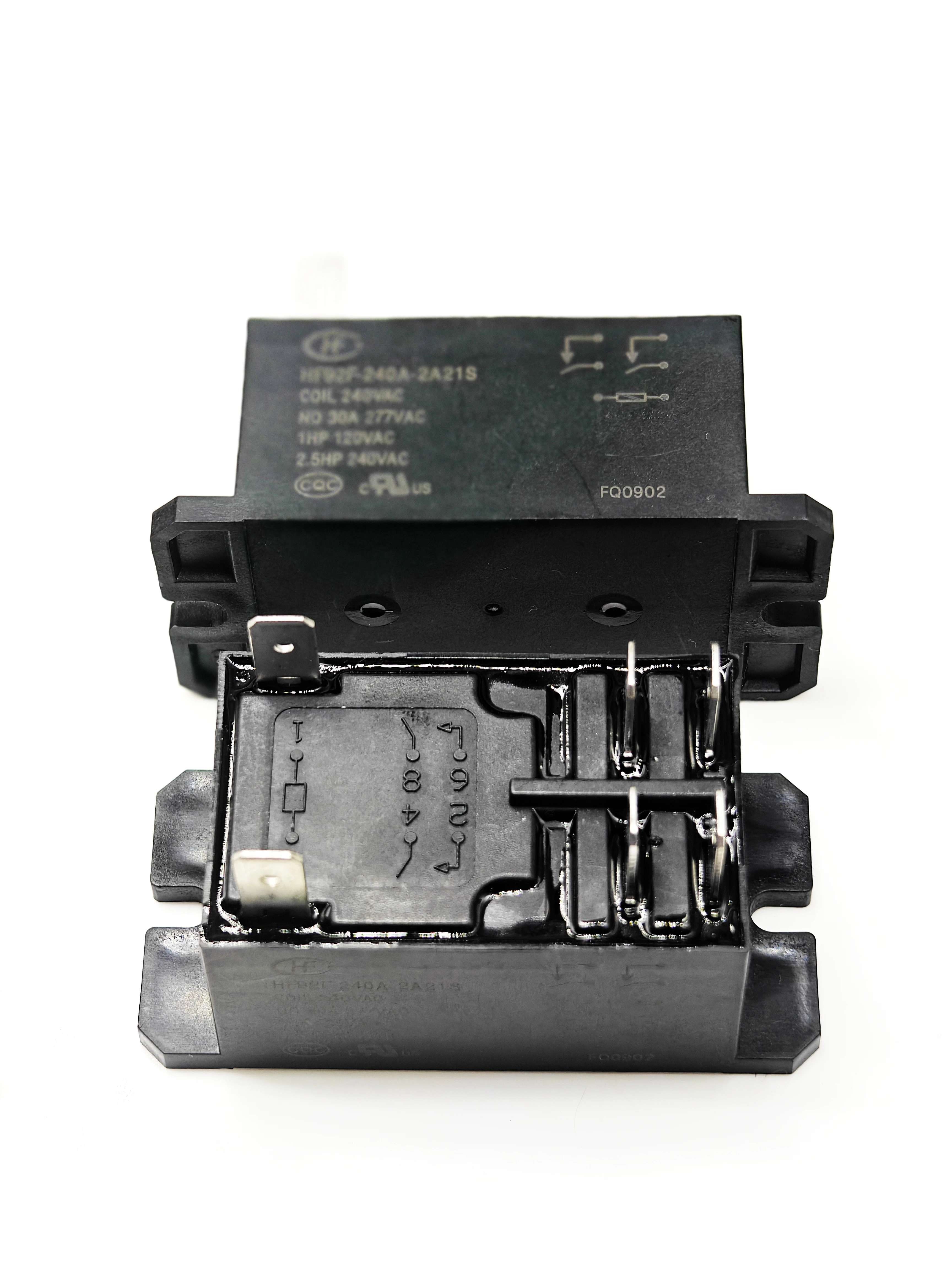 100%NEW HF92F-240A-2A21S 240VAC RELAY 1PCS HF92F-120A-2A21S 120VAC Relays
