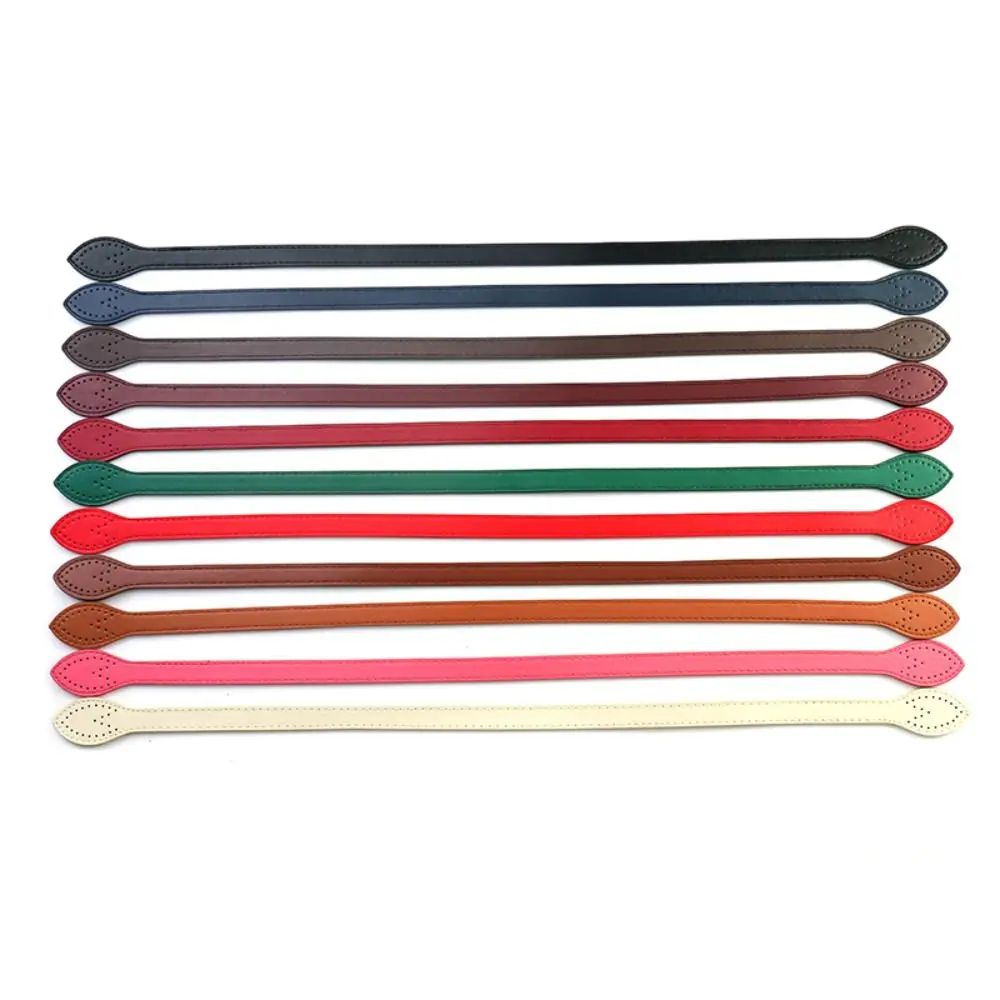 Alça de bolsa de couro pu 60cm, 2 peças, alça de bolsa de ombro, substituição de alças de cinto, faça você mesmo para mulheres, acessórios de bolsa artesanal