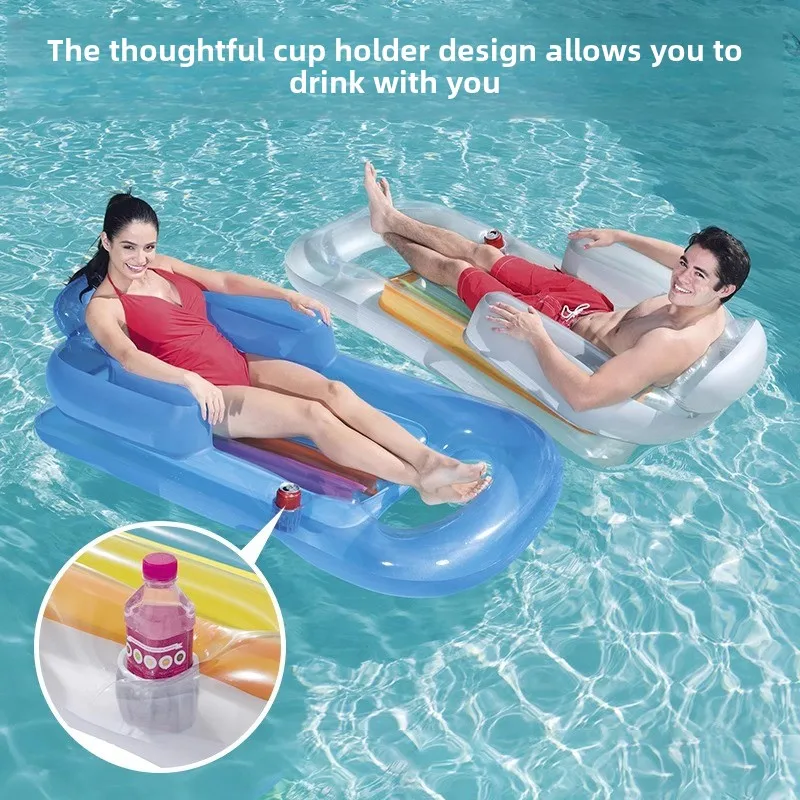 

Floating Row Swimming Circle Water Inflatable Floating Mattress Seaside Surfboard Floating Board Beach