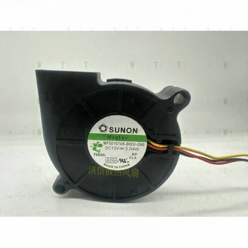 

H 1 шт. ДЛЯ SUNON MF50151VX-B02U-G99 12 В 2,04 Вт 5 см турбовентилятор проектора