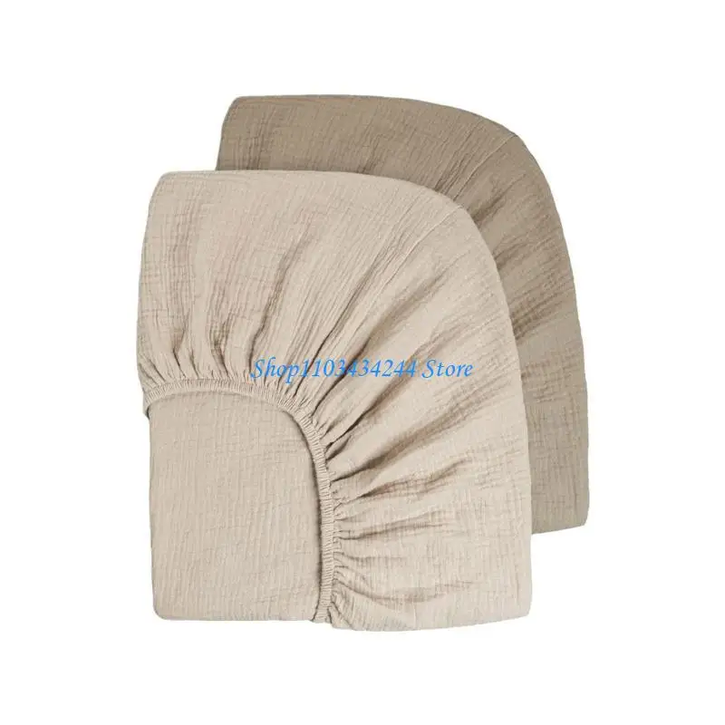 

2 шт./компл. простыня для детской кроватки для мальчиков и девочек, съемный чехол, мягкий удобный чехол для кровати для большой