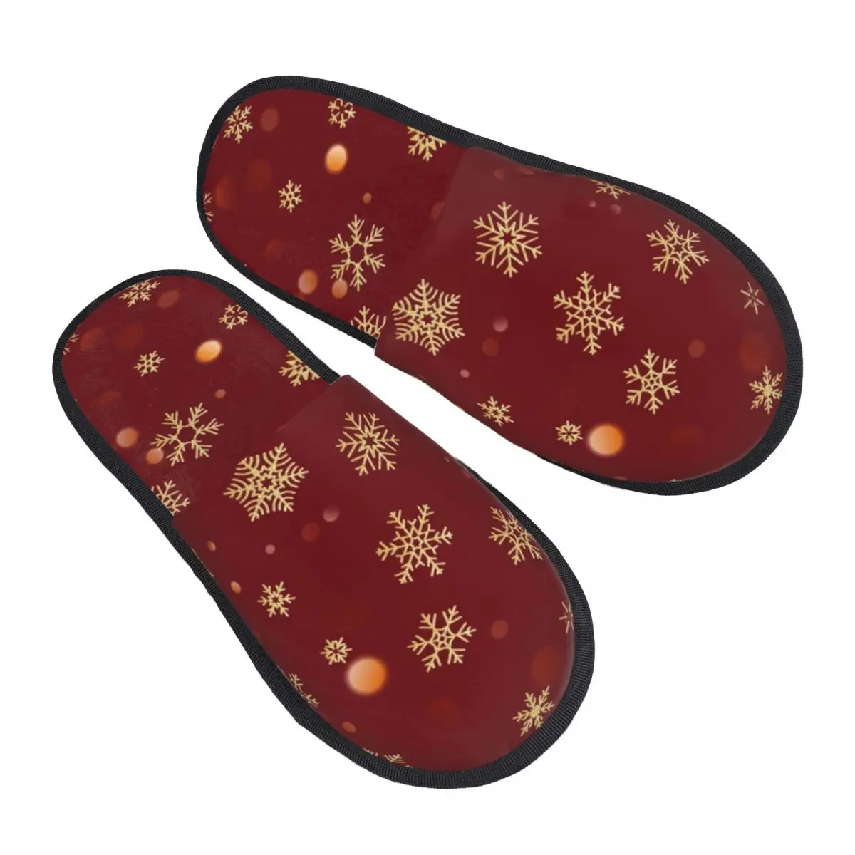 

Custom Merry Christmas Guest Slippers for Bedroom Women House Slipper