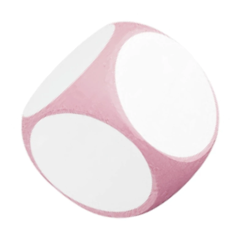 E9LB DIY пустые кубики для записи/стирания кубиков, очищаемые пустые игровые кубики для классной комнаты