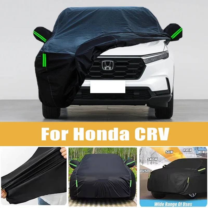 

For Honda CRV Full Car Cover Four Seasons Outdoor Sun Anti UV Rain Snow Dust Protection Oxford Cloth Accessories