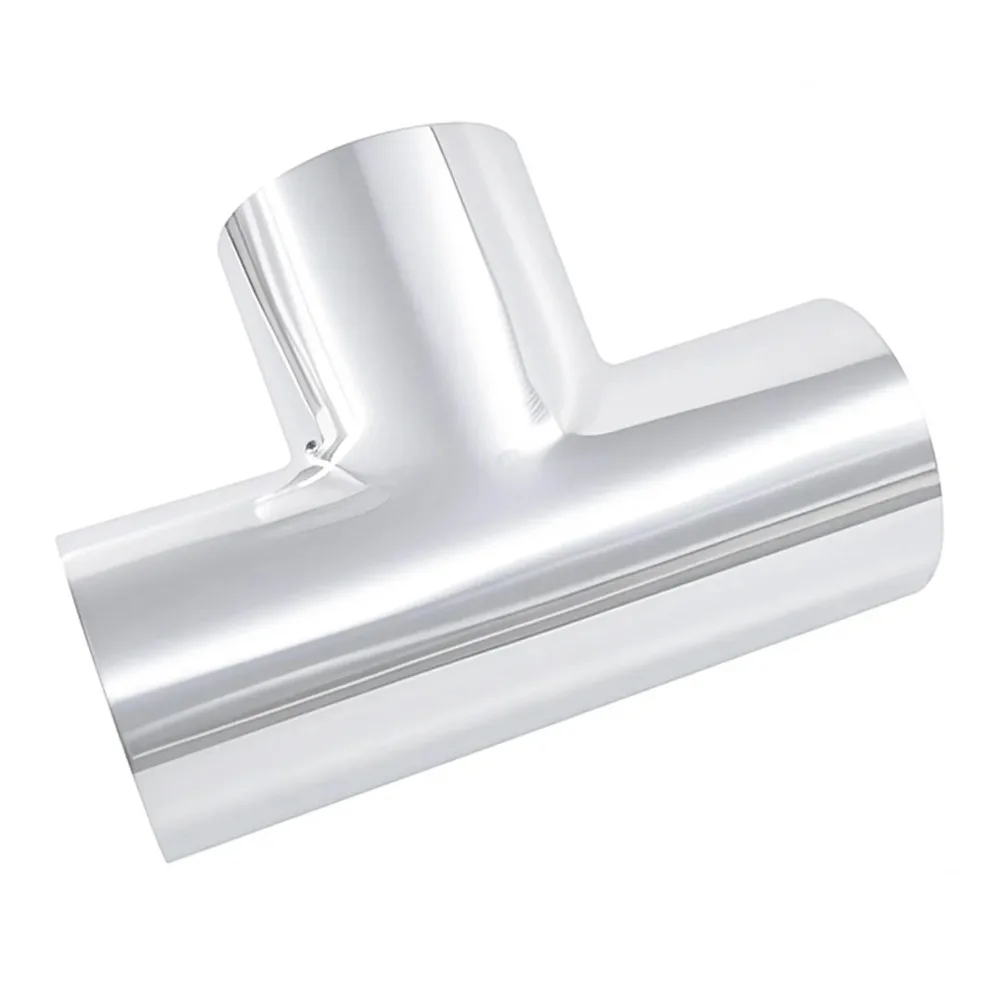 12.7 16 19 22 25 28 32 38 -133mm Pipe OD Butt Weld Tee 3 Ways Connector Sanitary Pipe Fitting SUS 304/316 Stainless Homebrew