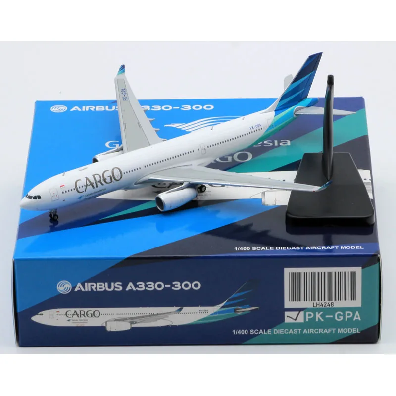 

LH4248 Alloy Collectible Airplane Gift JC Wings 1:400 Garuda Indonesia Airlines Airbus A330-300 Diecast Aircraft Model PH-GPA