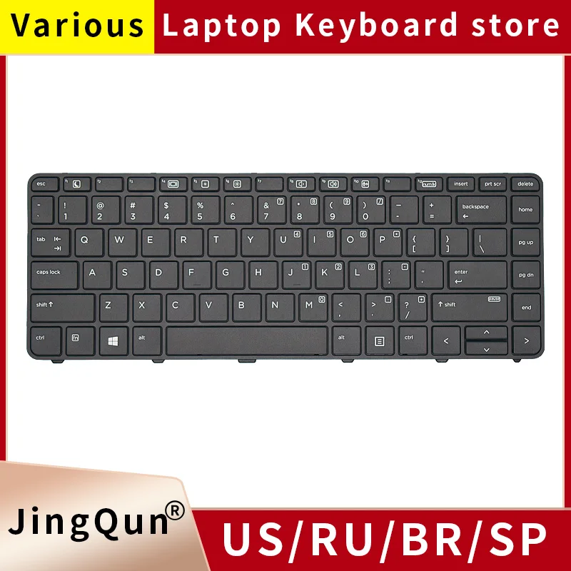 

US RU Russian Laptop Keyboard For HP Probook 430 G3 430 G4 440 G3 440 G4 445 G3 640 G2 645 G2 826367-001 830323-071 906764-071