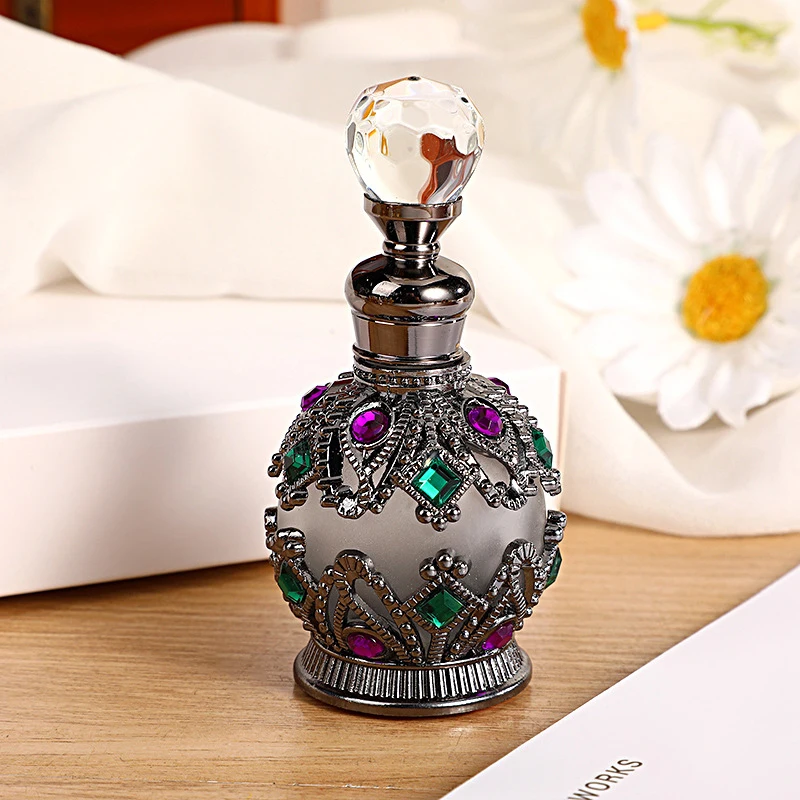 1PCS Luxus Parfüm Flasche Ätherisches Öl Flasche 15ml Leere Flasche Lagerung Flasche Geschenk Glas Parfüm Flasche Tragbare flaschen – Detail 17