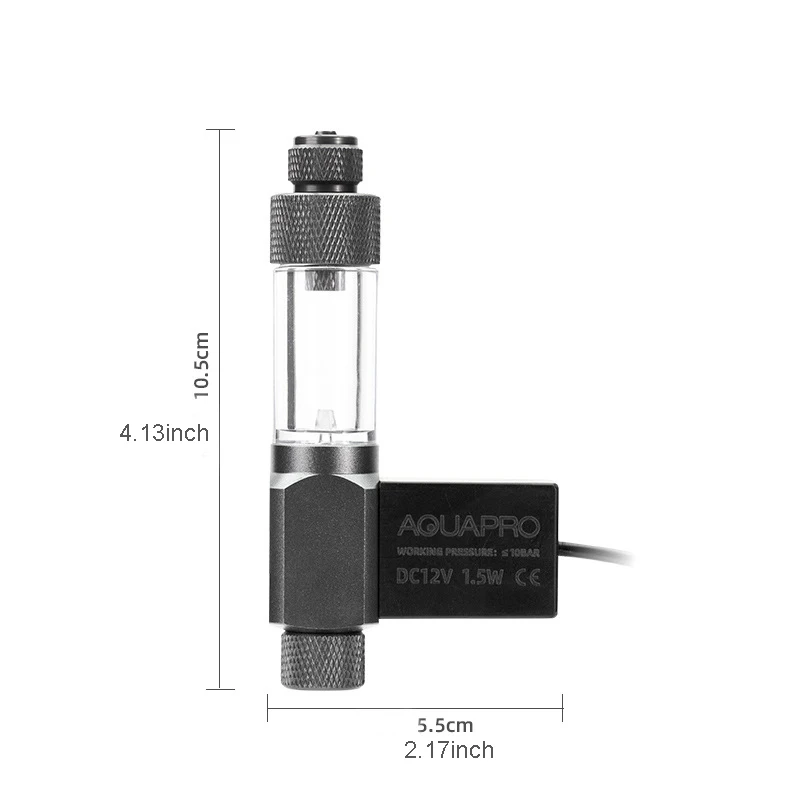 Aquarium Co2 Regulator Mini System Carbon Dioxide Reducer Solenoid Valve Cylinder Accessories Fish Tank Equipment Terrarium Set