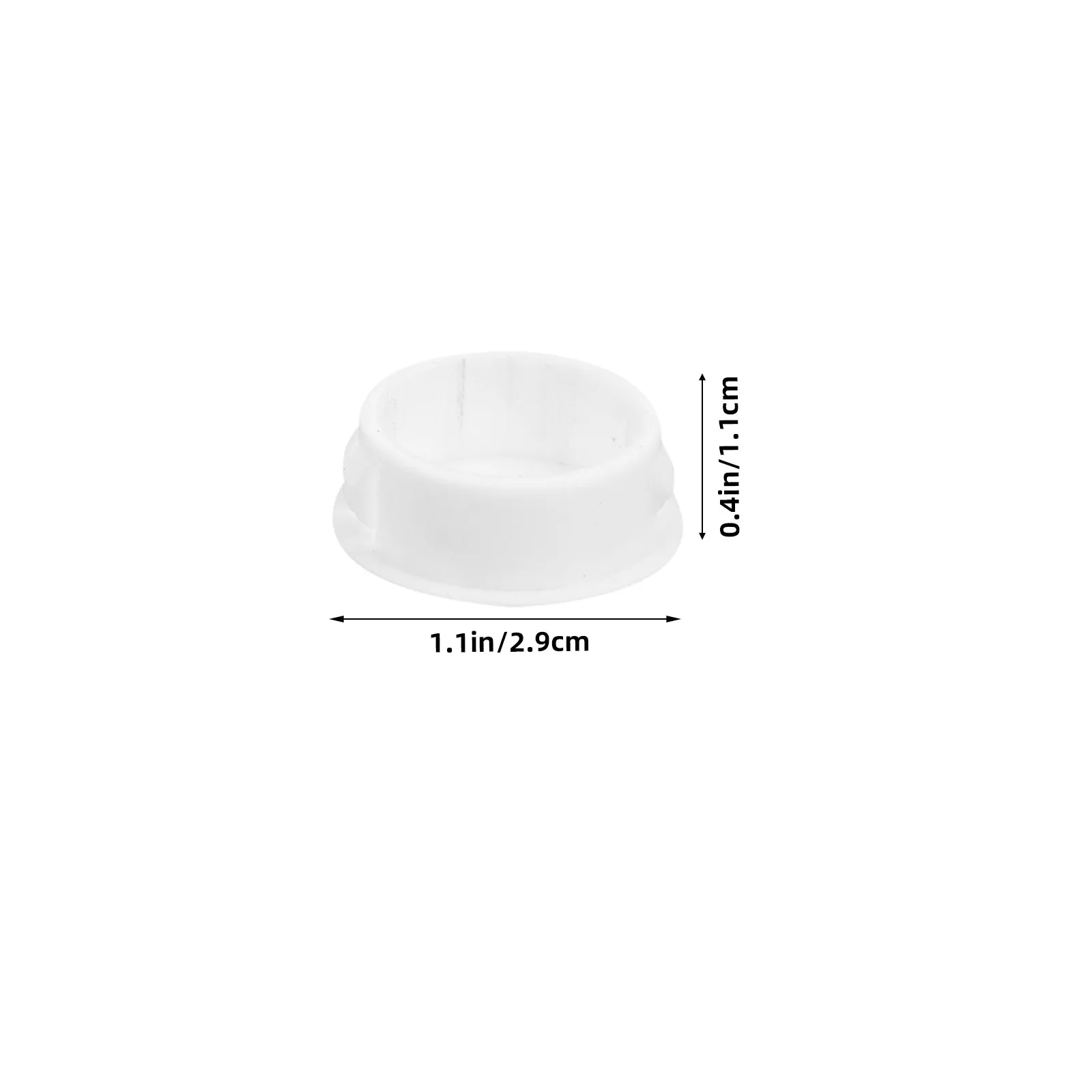 1Set Round Snap-in Furniture Hole Plugs Set Sturdy Plastic Decorative Hole Covers for Cabinets Cupboards Tables DIY Home Repair