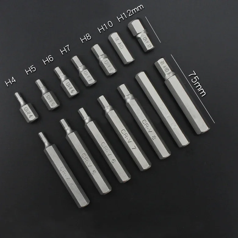 40Pcs 1/2in 3/8in Adaptor Drive Shank Hex   Star Impact Socket Set Metric Socket Set Ratchet Driver Socket Wrench