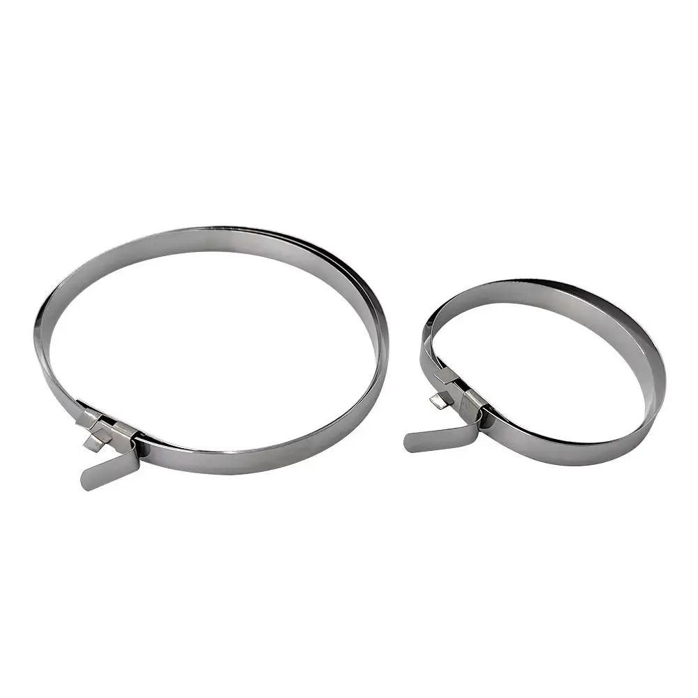 Stainless Steel CV Joint Boot Clamp Kit Adjustable Diameter Double Buckle Banding Boot Clamps CV Joint Crimp Clamp