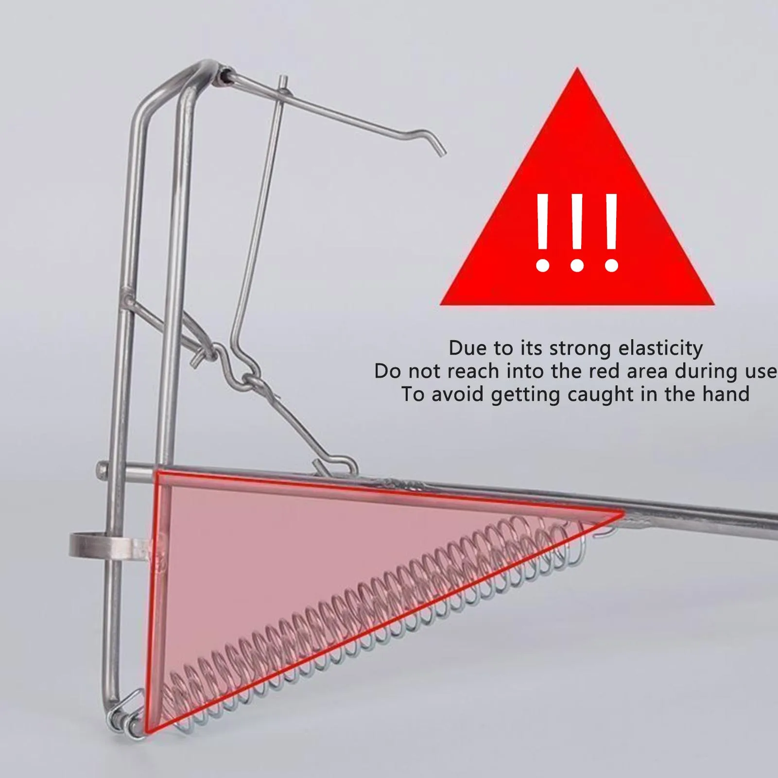 Automatic Spring Fishing Rod Holder with Rust-Proof and Abrasive Resistance Material Suitable for All Types of Fishing Rods