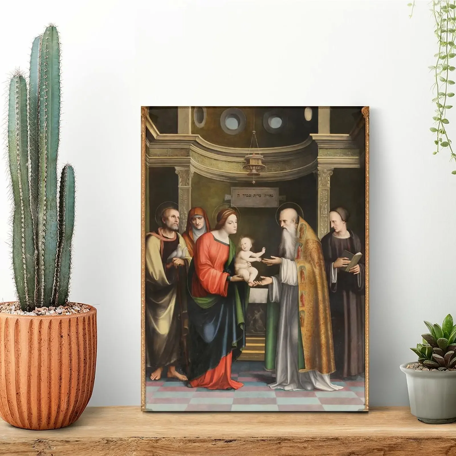 Presentation Of Jesus At The Temple Canvas Painting Club Garage Cinema Design Custom Framed Wall Paintings