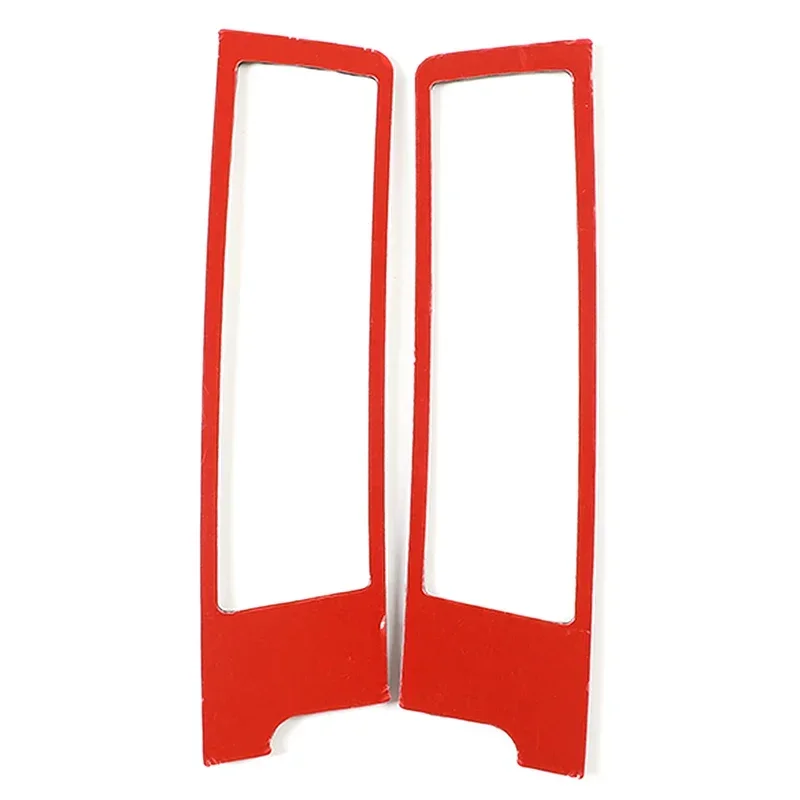 لسيارات BMW X1 U11 2023-2024 لينة من ألياف الكربون سيارة A-عمود منفذ الهواء ملصق اكسسوارات السيارات الداخلية #4