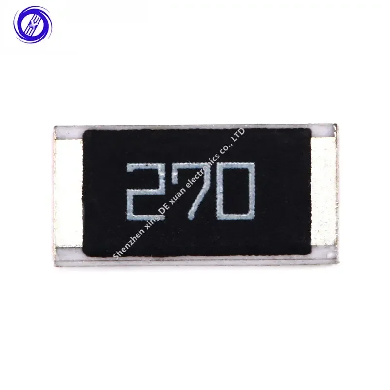 MXW 50 pcs 2512 ตัวต้านทานชิป SMD 27 โอห์ม 27R 270 1W 5% ส่วนประกอบแบบ Passive ตัวต้านทาน