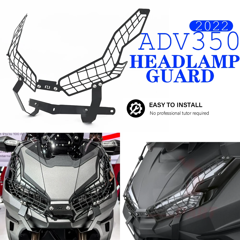 

ADV 350 Motorcycle Accessories Headlight Headlamp Protector Cover Grill New For Honda adv350 ADV 350 2022 2023