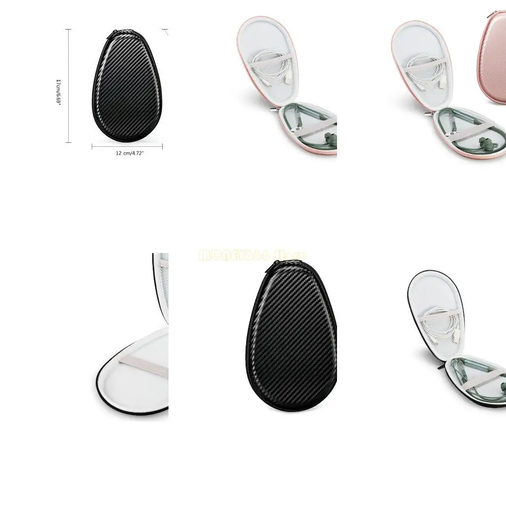 أكياس تخزين سماعة سماعات الرأس F62C EVA تحمل علبة تخزين سماعات رأس سماعة الرأس لإكسسوارات Freelace Eearphone