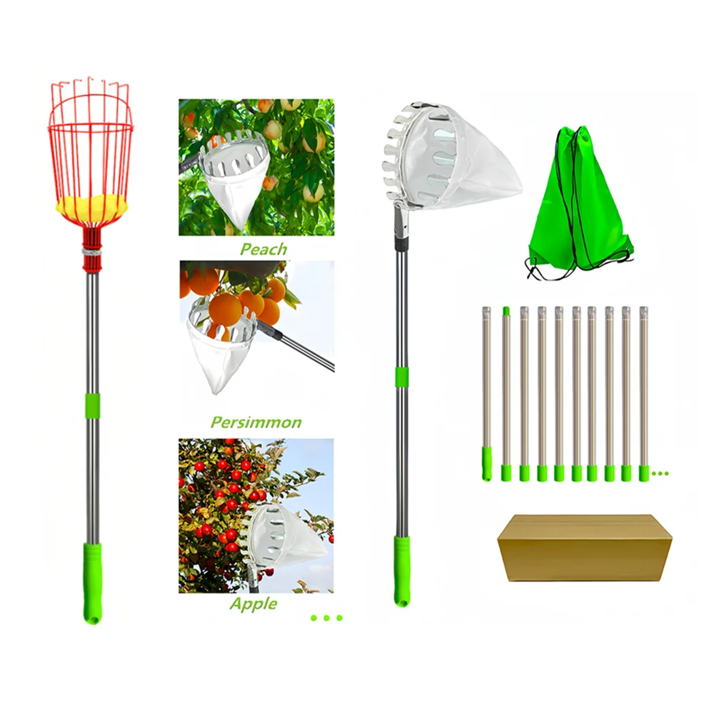 Herramienta para recoger Frutas, manzana, flor De ciruelo, herramienta Manual para jardín, recolector De Frutas, Árbol Apanhador De Fruta
