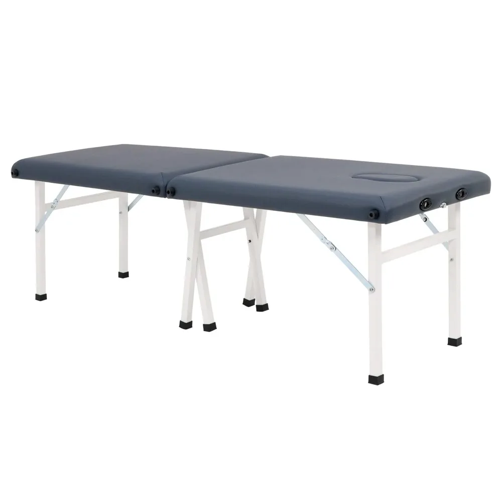 Master Massage 24 "Harmon lettino da massaggio portatile economico, Royal Blue