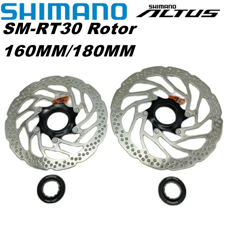 SHIMANO ALTUS M2000 SM-RT30- CENTER LOCK - Disc Brake Rotor - 203/180/160 mm Original parts