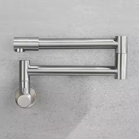 Sink Faucet Deck Mounted Kitchen Telescopic Folding Faucet Hand Washbasin Faucet Single Handle Water Tap Bathroom Accessories