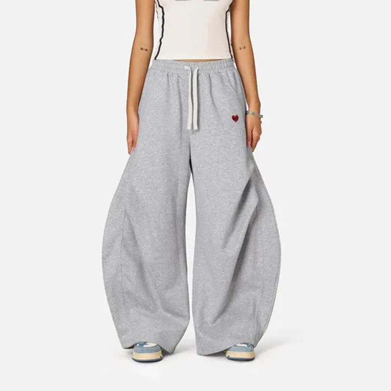 أزياء أوروبية وأمريكية لرقص الشوارع والجاز الهيب هوب سراويل رياضية غير رسمية كلاسيكية فضفاضة بأرجل مستقيمة