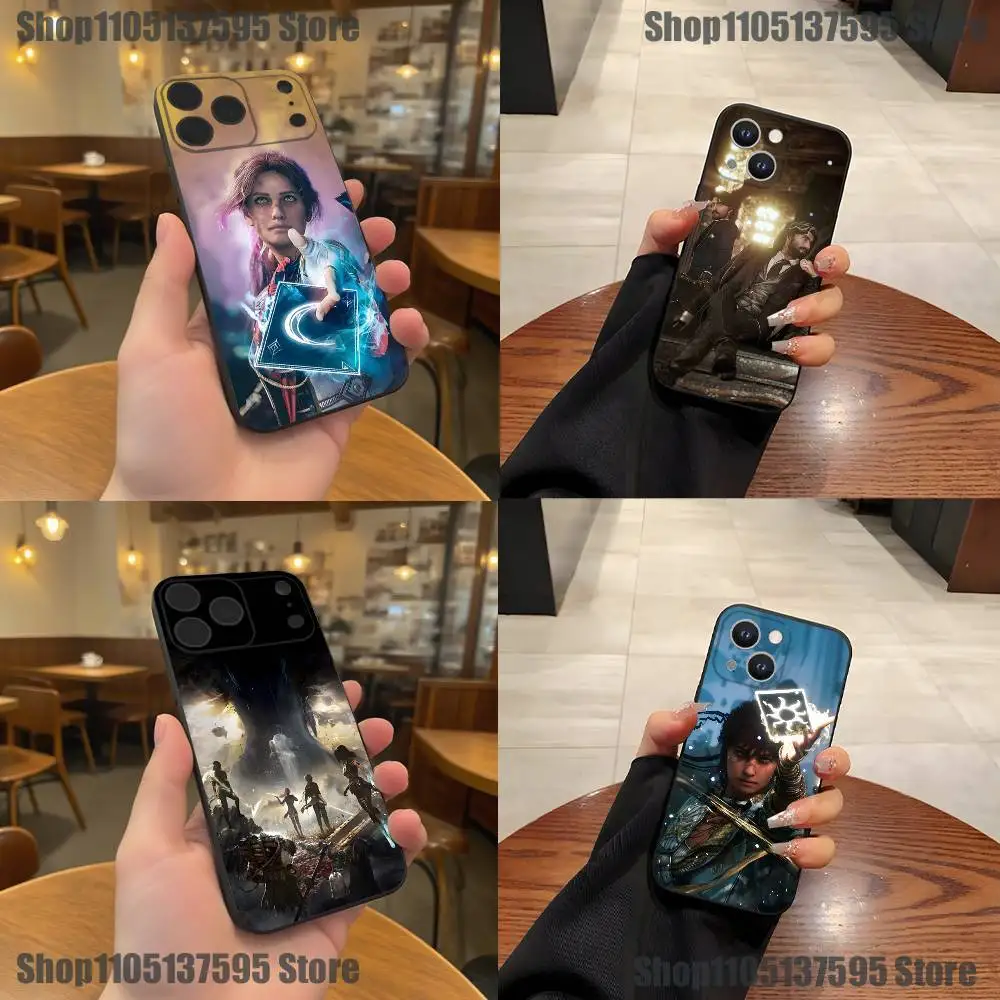 

C-Clair Obscur Expedition 33 Phone Case For iPhone 17,16,15,14,13,12,11,Pro,XS,Max,XR,Plus,E,SE4,Mini Black Soft Cover