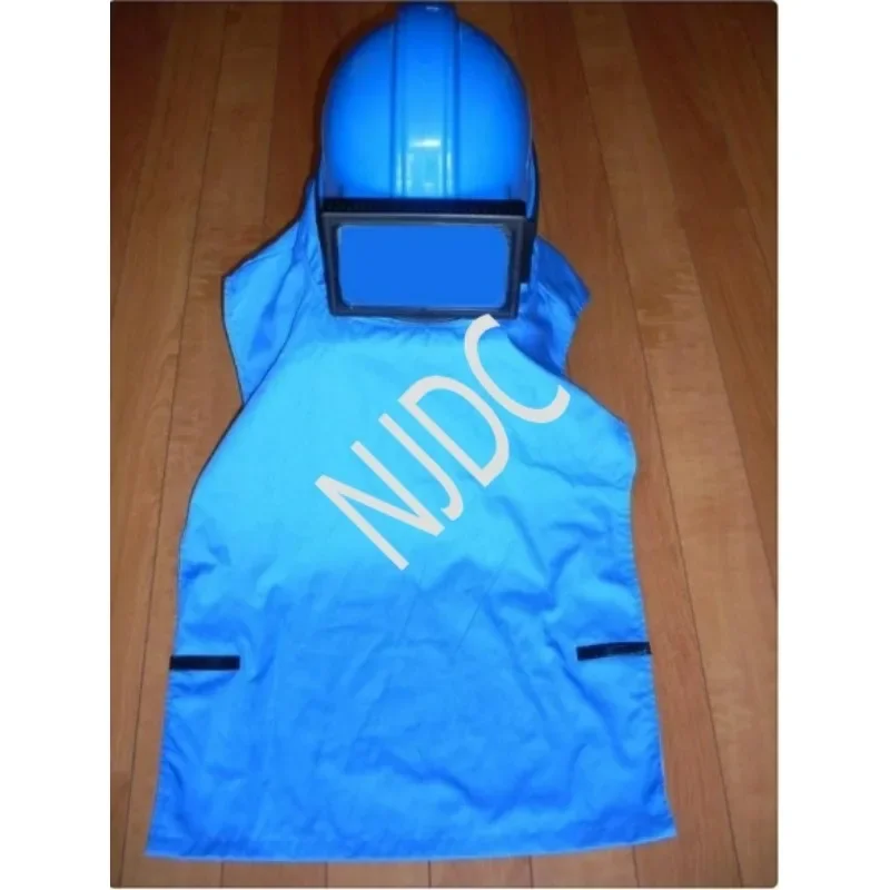 Sand Blast Helmet, Sandblasting  Hood with Air Breathing Hose