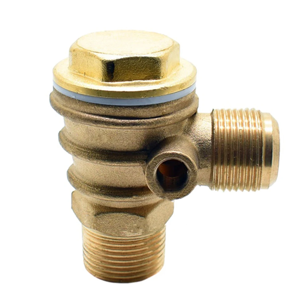 

Heavy Duty Brass Check Valve Connector Suitable for Air Compressor Air Pump 3Port Copper Material (Not Color Size )