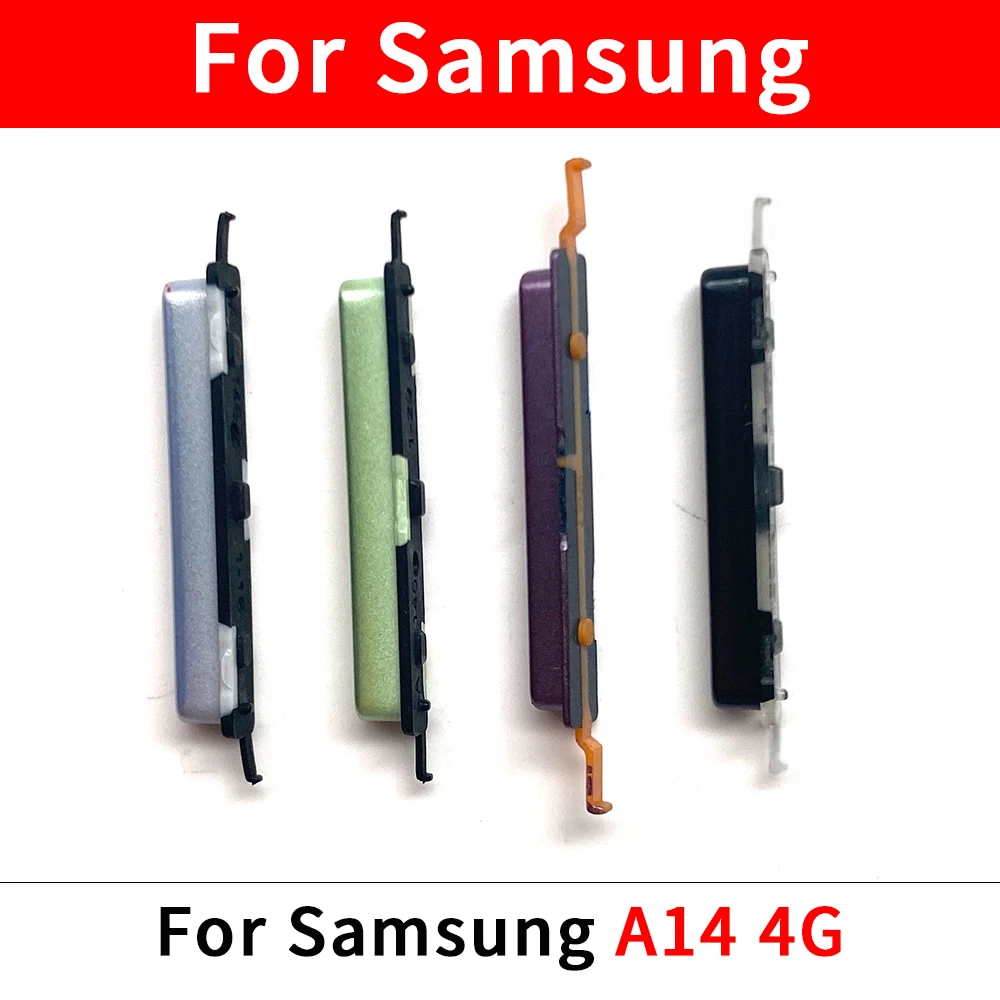 Side Keys Power and Volume Buttons Replacement For Samsung A04 A04E A04S A14