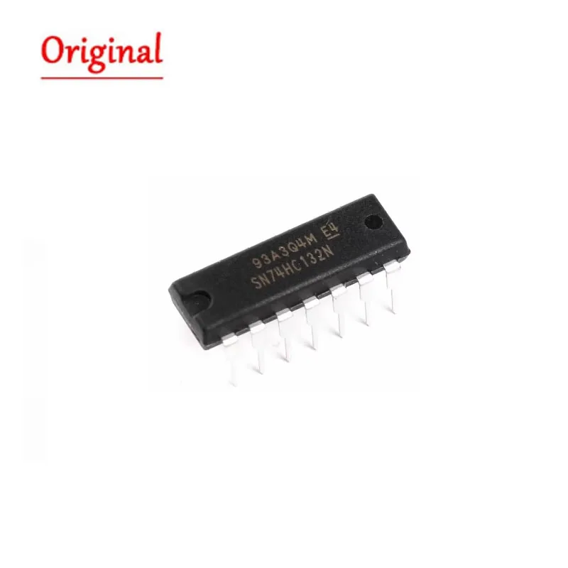 10PCS 74HC132 74HC132N SN74HC132 SN74HC132N DIP IC DIP-14 New